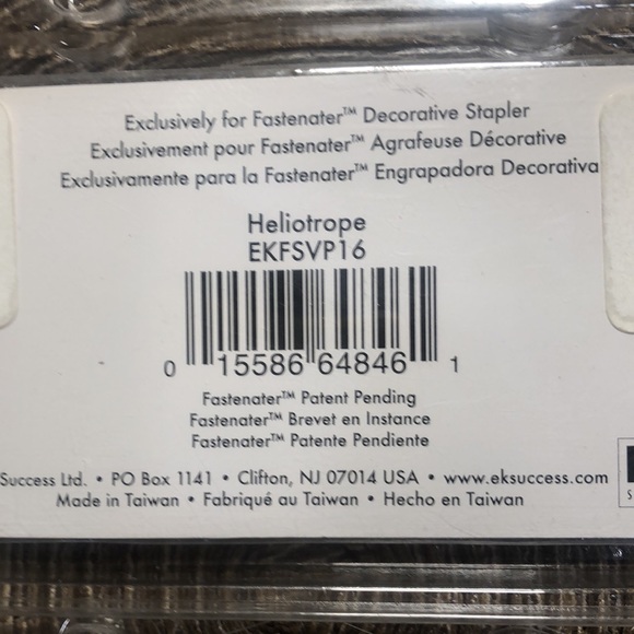 Fastenater Heliotrope (Lavender) Staple Bars - Picture 3 of 3